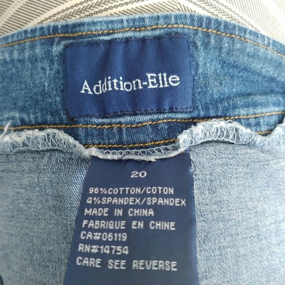 Addition-Elle Blue Denim Jean  Skirt, 20 - Picture 5 of 5